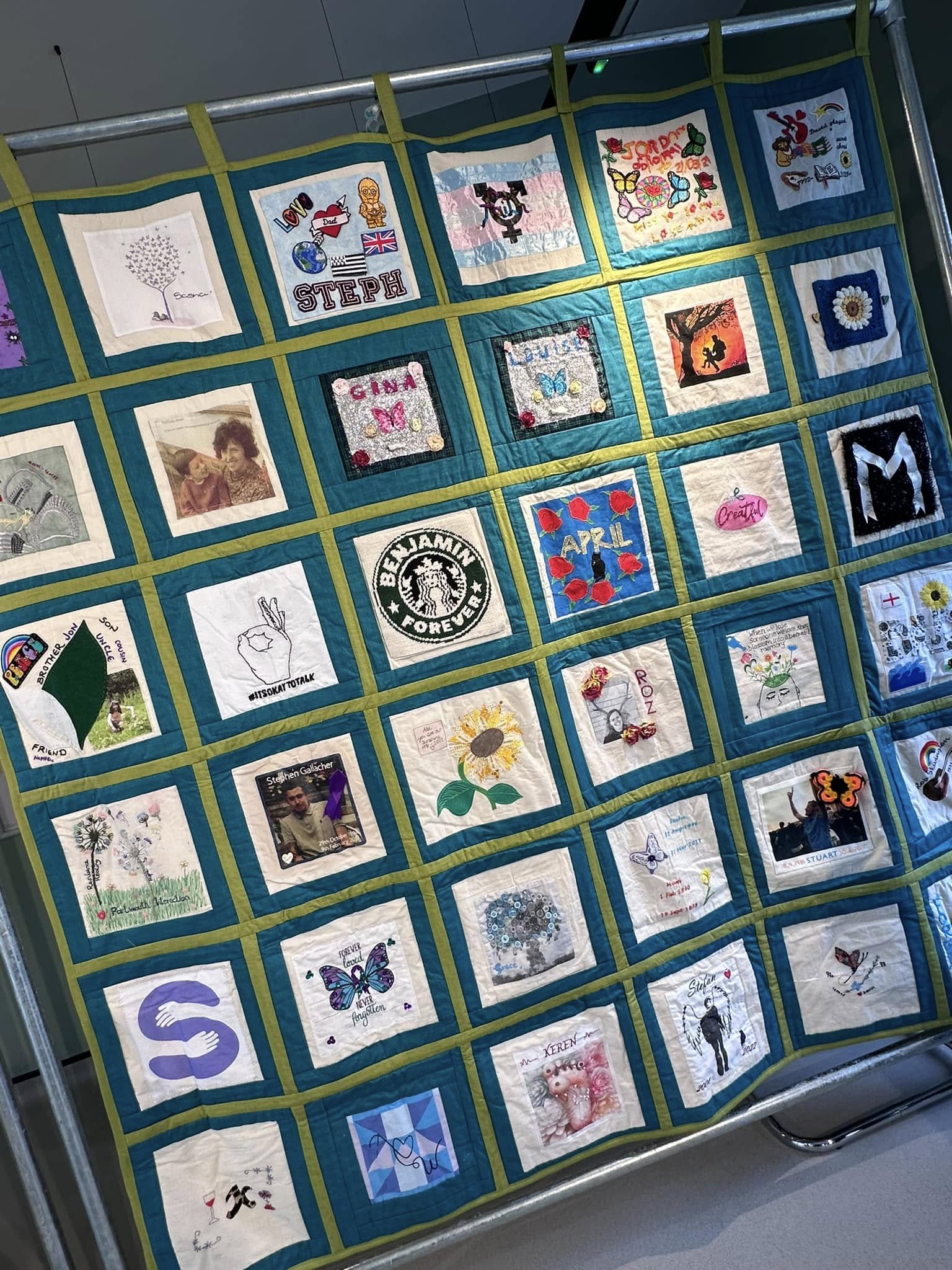 Patchwork quilt from a previous SALT Festival