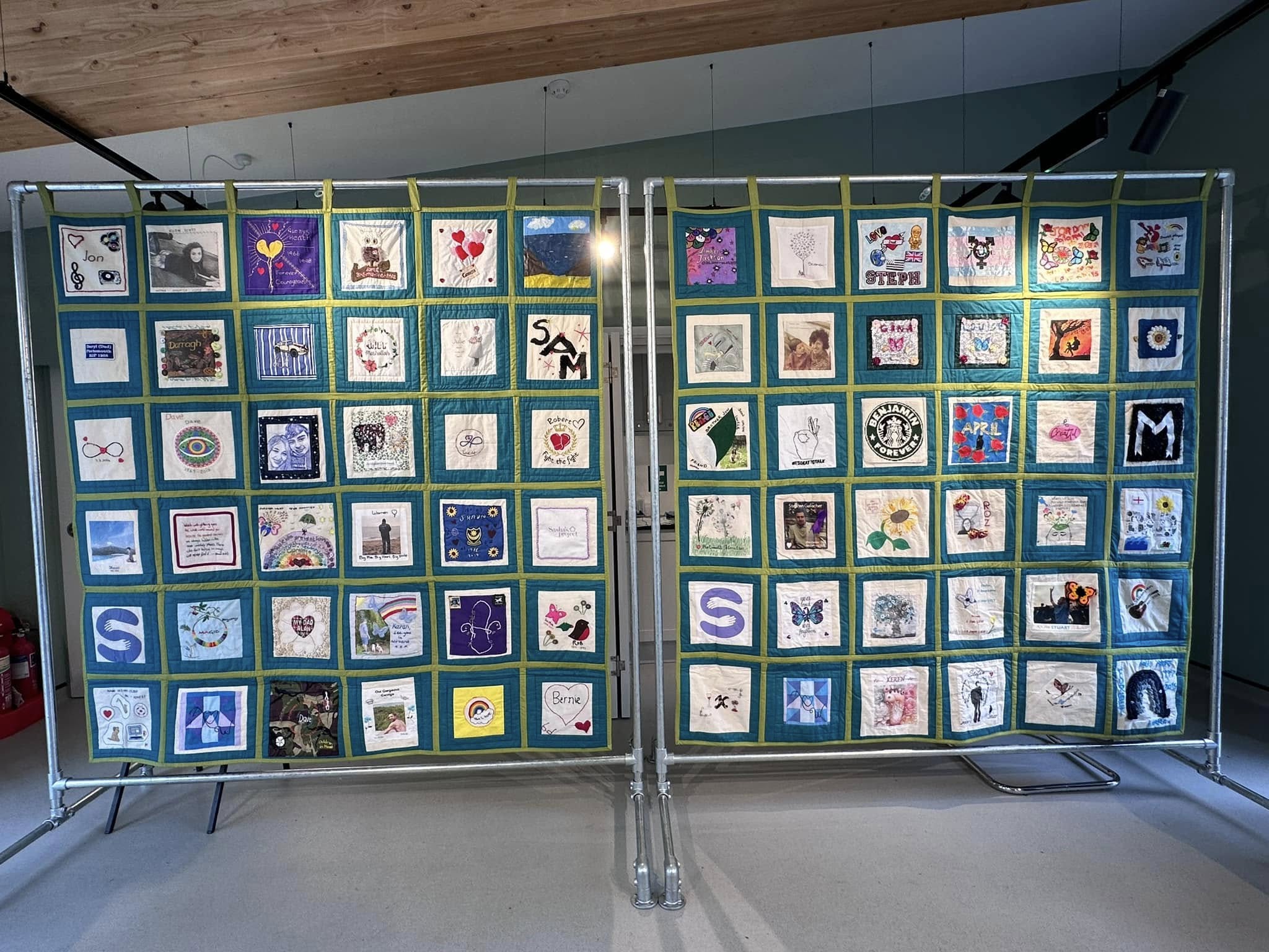Patchwork quilt from a previous SALT Festival